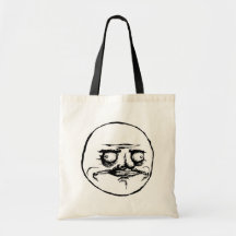 me gusta face rage face meme humour lol rofl canvas bags
