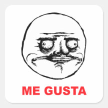 me gusta face rage face meme humour lol rofl stickers