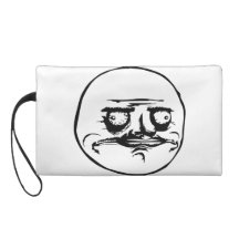 Me Gusta Meme Wristlet Clutch