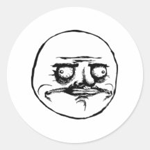 Me Gusta Rage Face Meme Stickers