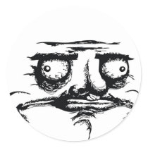 Me Gusta Round Stickers