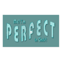 Me? I'm Perfect...in Christ Heb 10:14 Tract Cards
