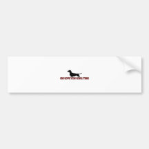 Me Love You Long Time Dachshund Bumper Stickers