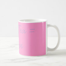 Me + Tea = Love Mug