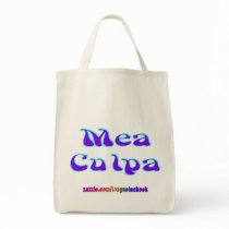 Mea culpa Psychedelic Graffiti Graphic Tote Bag