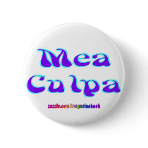 Mea culpa Psychedelic Graffiti Graphic Pins