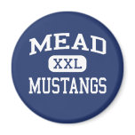 Mead Mustangs Middle School Wichita Kansas magnets