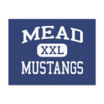 Mead Mustangs Middle School Wichita Kansas postcards