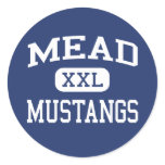Mead Mustangs Middle School Wichita Kansas stickers
