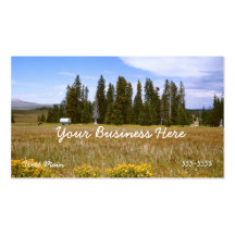 Meadow and Pine Tree Business Card