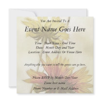 Meadow Fantasy - Gaillardia Custom Invitations