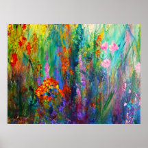 Meadow Flowers ART PRINT floral