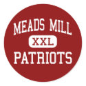 Meads Mill - Patriots - Middle - Northville stickers