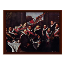 Meal Of The Officers Of The St. George Civic Guard Postcard