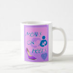 Meals on Heels! Breastfeeding Design Coffee Mugs