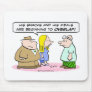 meals snacks overlap fat overweight doctor mouse pad