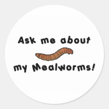 Mealworm Sticker