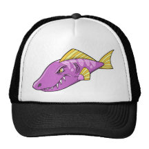Mean Angry Fish  Hat