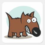 Mean Dog Growling Stickers