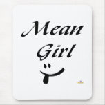 Mean Girl Tongue Smile mousepads