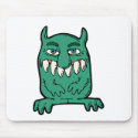 Mean Green Monster Machine mousepads