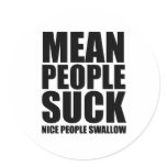 Mean people suck stickers