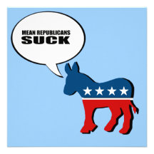 Mean Republicans Suck Personalized Invites