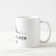 Mean Thoughts Inside (Statistics Humour) Coffee Mug
