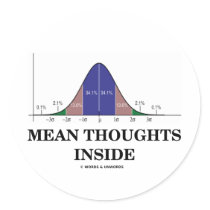 Mean Thoughts Inside (Statistics Humour)