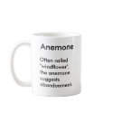 Meaning in Nature: Anenome Flower mugs