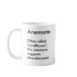 Meaning in Nature: Anenome Flower mugs