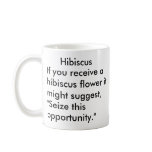 Meaning in Nature: Hibiscus Flower mugs
