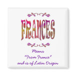 Meaning of Frances Magnet
