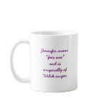 Meaning of Jennifer Mug