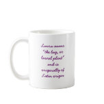 Meaning of Laura Mug