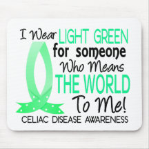 Means The World To Me Celiac Disease Mousepad