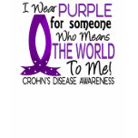 Means The World To Me Crohn's Disease t-shirts