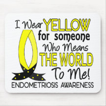 Means The World To Me Endometriosis Mouse Mat