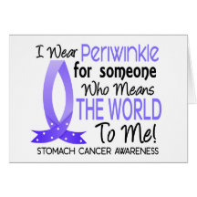 Means The World To Me Stomach Cancer Greeting Card