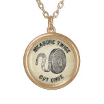 Measure Twice Cut Once Necklace