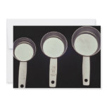 Measuring cups in different size invitations