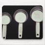 Measuring cups in different size mousepad