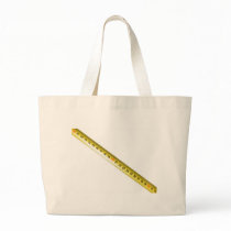 Measuring tape tote bags
