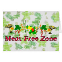 Meat-Free Zone Card