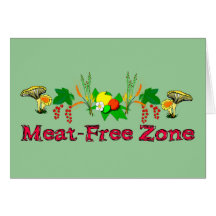 Meat-Free Zone Cards
