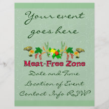 Meat-Free Zone Flyers