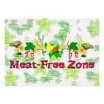 Meat-Free Zone Personalised Invites