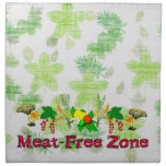 Meat-Free Zone Printed Napkin