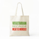 Meat Is Murder - Anti-Meat Canvas Bags