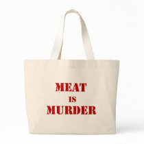 Meat is Murder Canvas Bag